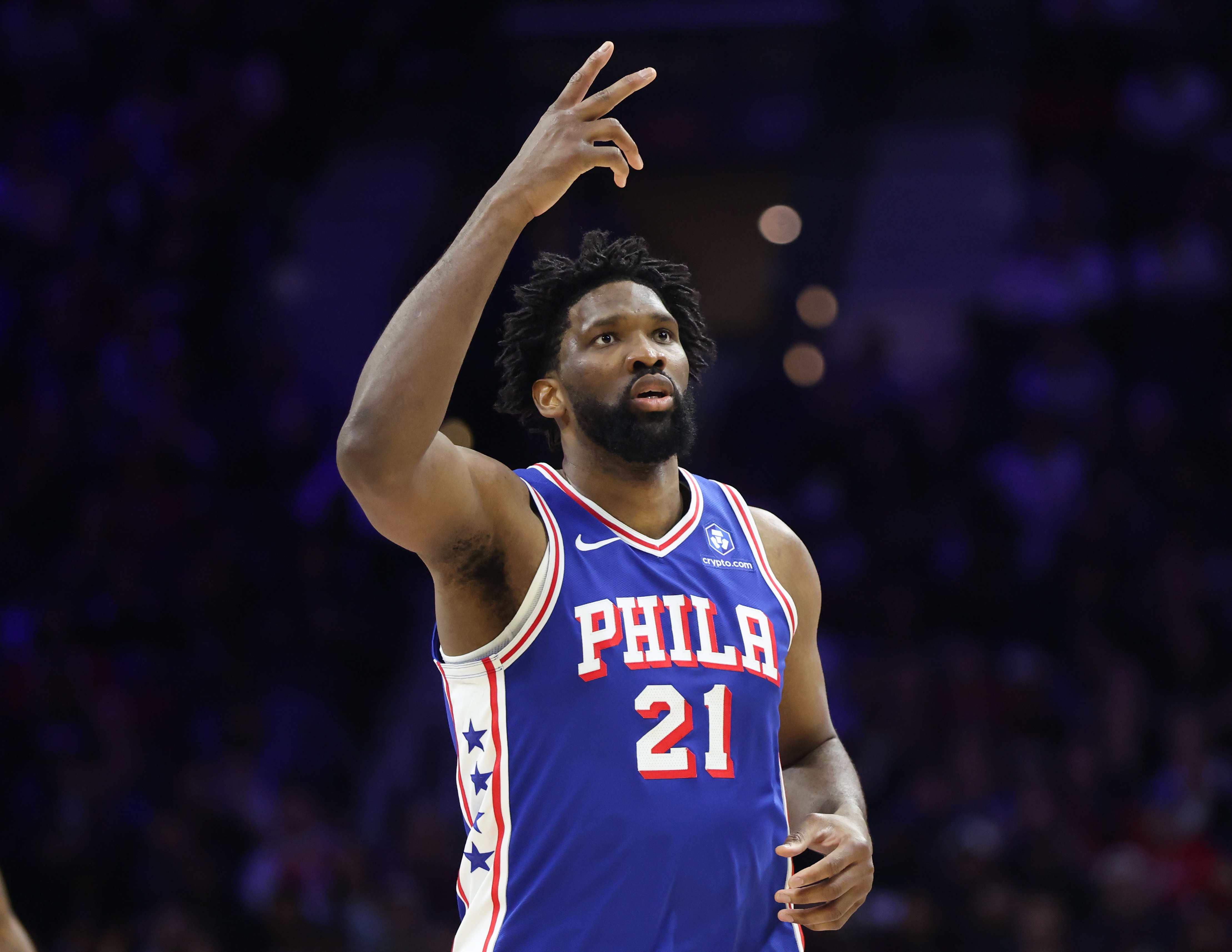 场均23.6分6.9板3.3助！明天76人客战魔术 恩比德出战成疑